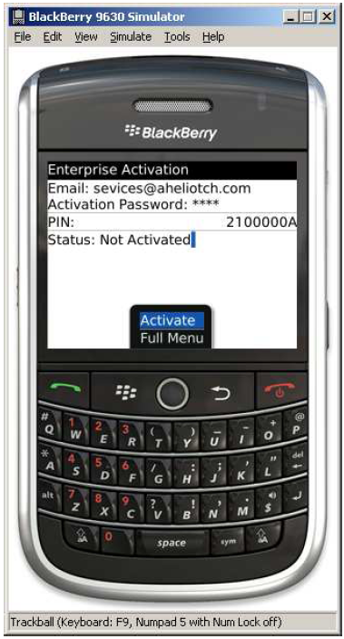 How to setup Blackberry Enterprise Server Exchange Account-10