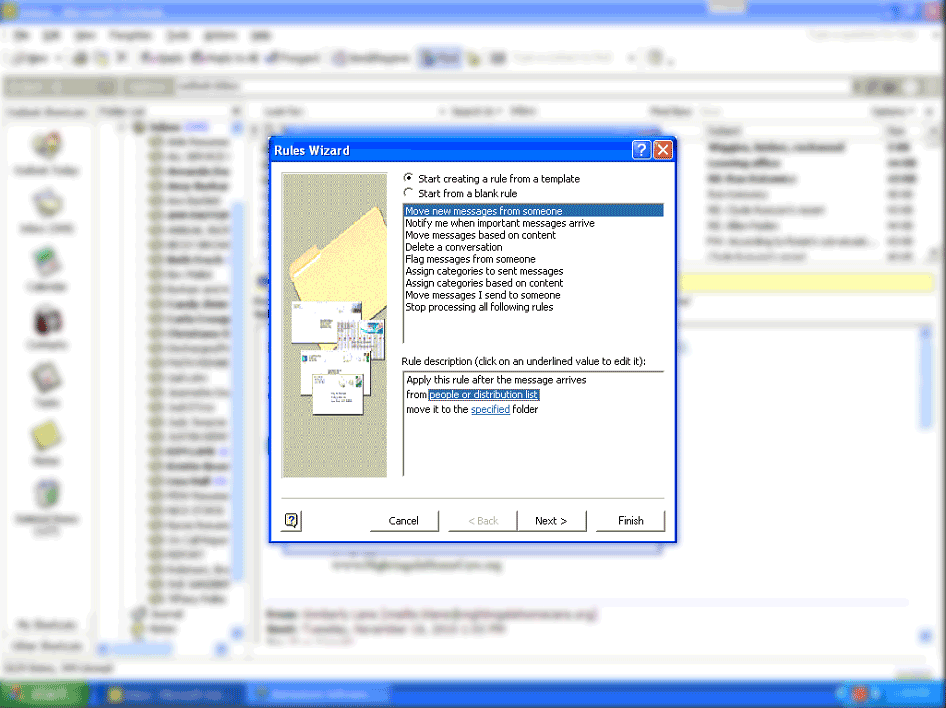 How to create a spam filter rule in Outlook 2002-3