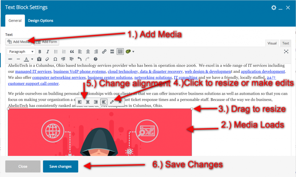 WordPress Training-Adding Media -AhelioTech